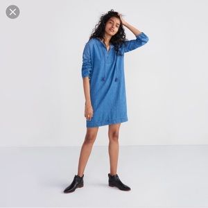 Madewell denim tunic dress